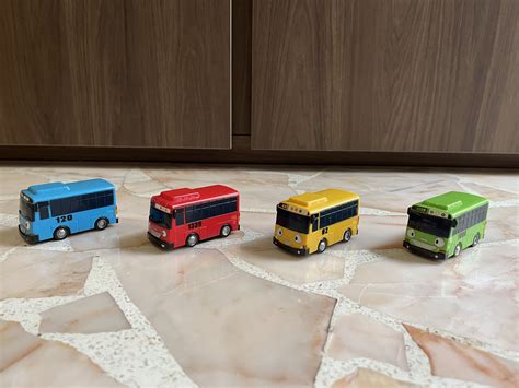 Tayo Little Bus Toys Set - Tayo, Rani, Rogi, Tani, Hobbies & Toys, Toys ...