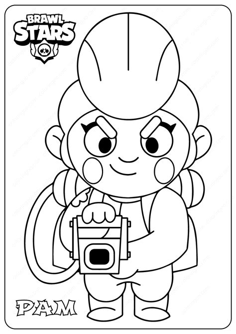 Free Printable Brawl Stars 8 Bit Coloring Pages Free Printable Porn