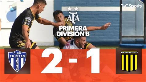 Tristán Suárez 2 Vs Almirante Brown 1 Fecha 4 Primera División B