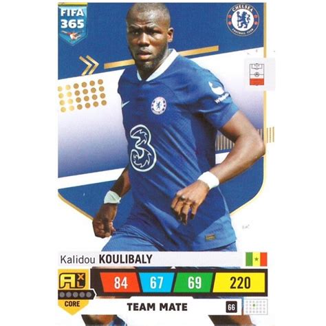 Oferta Trading Card Kalidou Koulibaly Chelsea Panini Fifa 365 Adrenalyn