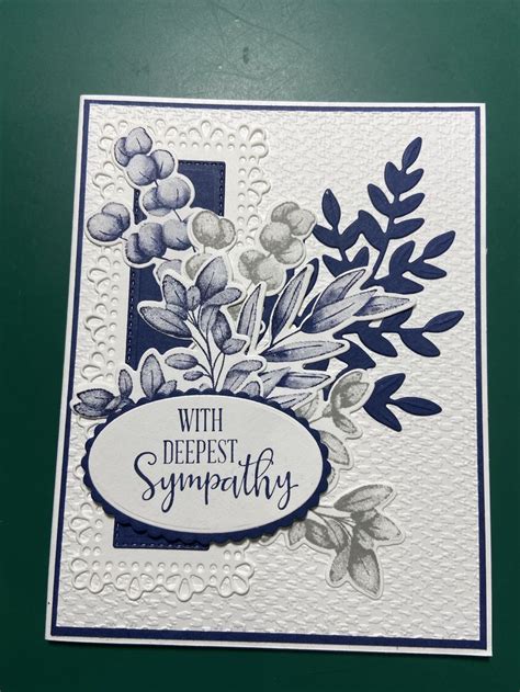 Pin On Hand Made Cards In 2024 Sympathy Cards Handmade Stampin Up Sympathy Cards Stamped Cards