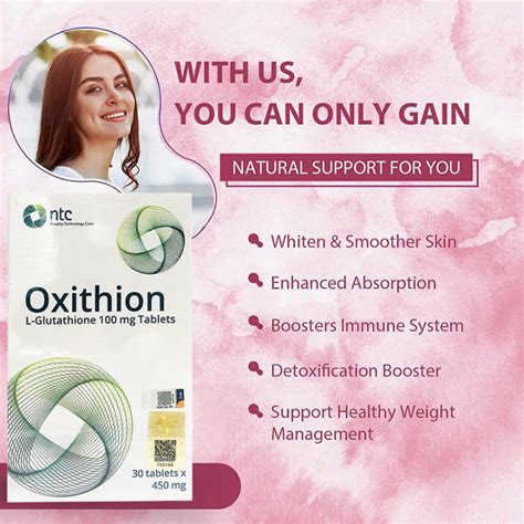 Oxithion Glutathione 100 MG Whitening Capsule Nicotinamide Collagen