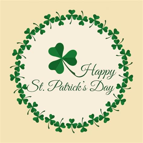 Premium Vector Happy Saint Patricks Day Design