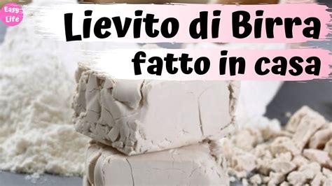 Lievito Di Birra Fatto In Casa Barbara Easy Life Youtube