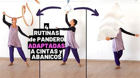 4 Rutinas De Pandero Que Puedes Hacer Con Cintas Y Abanicos Danza