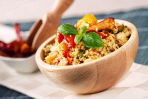 Couscous Salat Mit Karotten Und Paprika