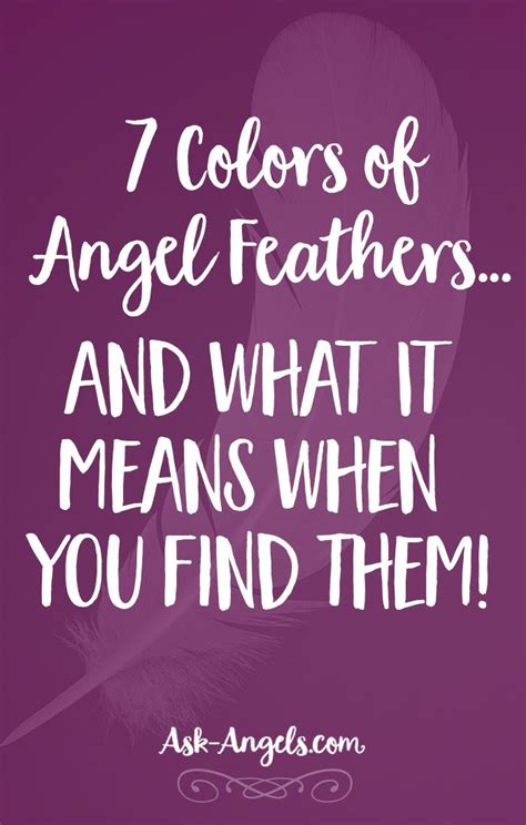 Learn Angel Feather Meanings – What Do White Feathers Mean? | Angel ...