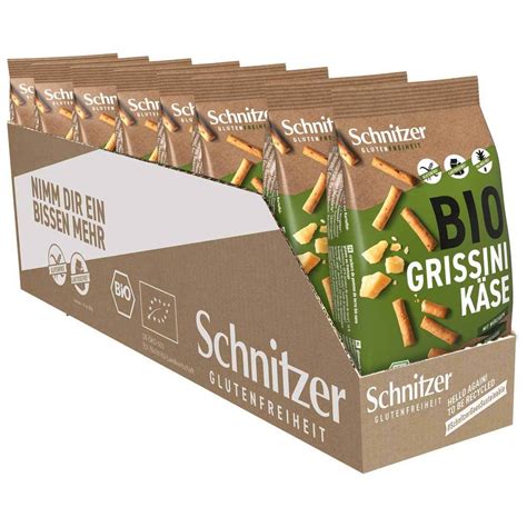 Schnitzer Bio Grissini K Se Glutenfrei Online Kaufen Horeca Edna At