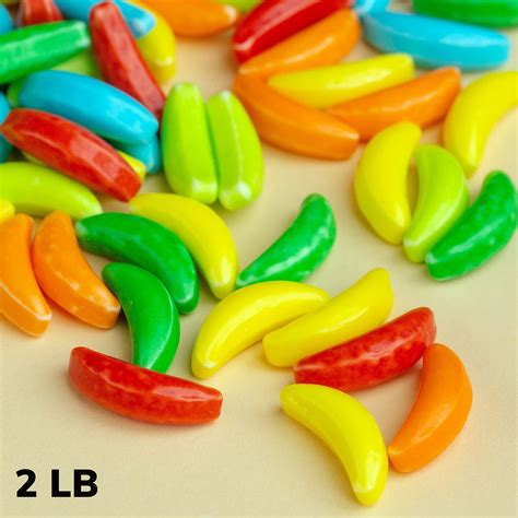 2lb Hard Candy Kooky Bananas For Gumball Machine Pressed Candies