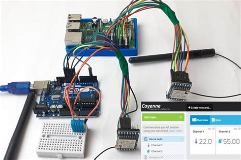 Wireless Communication Between Arduino And Raspberry Pi Using Lora Module