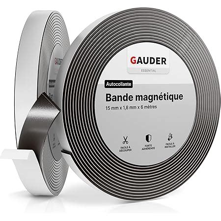 GAUDER Bande Magnétique Autocollante Forte Bande Magnétique avec