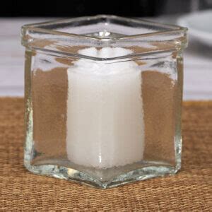 Square Glass Votive Candle Holder – LA Party Rents