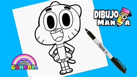 Como Dibujar A Gumball Anime C Mo Dibujar A Gumball Y Darwin Boduwasu