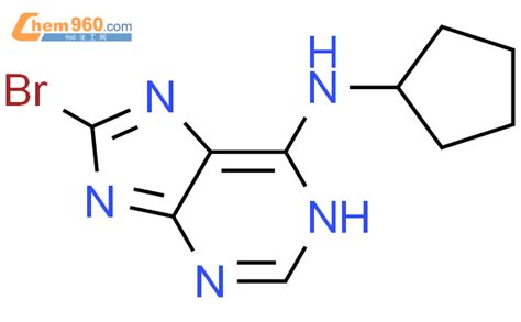 671820 95 4 1H Purin 6 amine 8 bromo N cyclopentyl 化学式结构式分子式mol