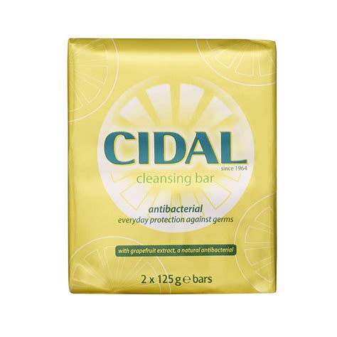 Cidal Natural Antibacterial Soap 2 x 125g - Karout Wholesale