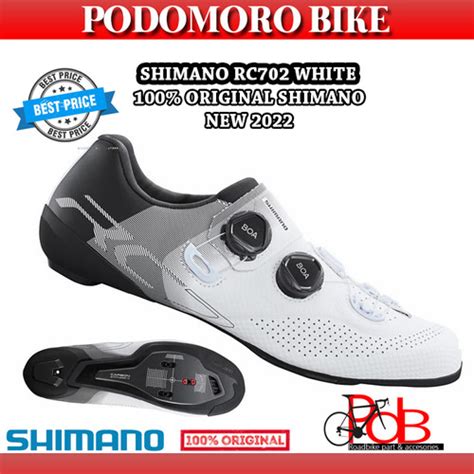 Jual Shimano Rc702 White Original New Wide Putih Cleat Shoes Roadbike