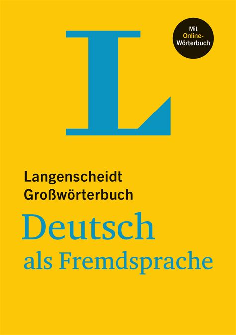 W Rterbuch Deutsch Als Fremdsprache Langenscheidt