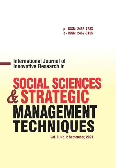 International Journal Of Innovative Research In Social Sciences