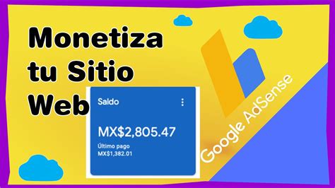 Como Monetizar Mi Pagina Web Con Google Adsense Y Ganar Dinero YouTube