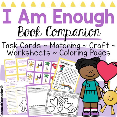 I Am Enough by Grace Byers Book Companion | Made By Teachers