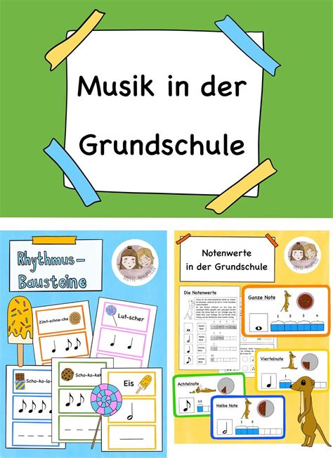 Musik In Der Grundschule Notenwerte Rhythmusbausteine Grundschule