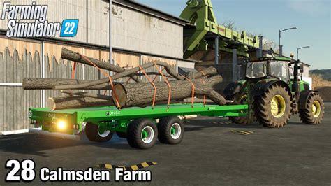 Selling The Load Of Logs Farming Simulator Fs Calmsden Farm Ep