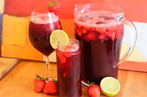 Receta De Agua De Jamaica Con Fresa