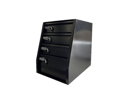 4 drawer unit black – Mying