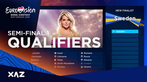 Eurovision 2021 Semi Final 1 Qualifiers Youtube