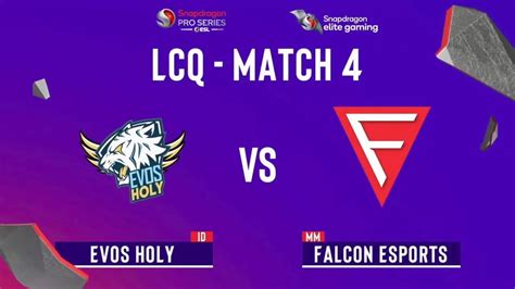 Falcon Esports Vs Evos Holy Game Snapdragon Pro Series Youtube