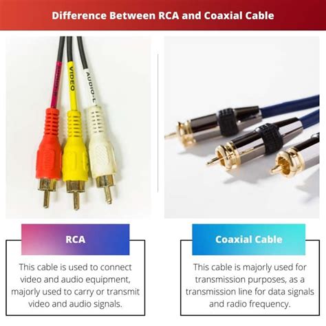 Rca Vs Koaksiaalkaabel Erinevus Ja V Rdlus