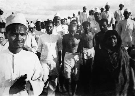 THEN AND NOW: Mahatma gandhi and salt satyagraha 1930 photos