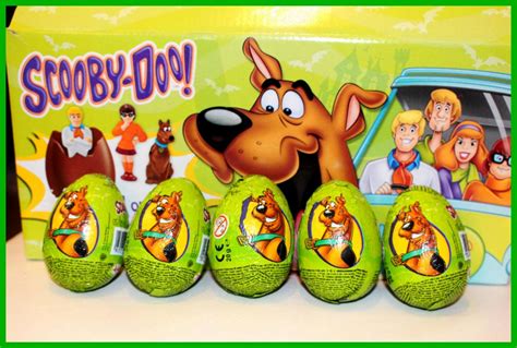 5 eggs x Chocolate Surprise Eggs with Toy -SCOOBY DOO | eBay