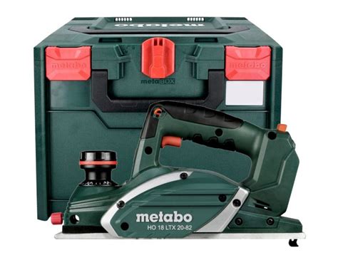 Metabo Ho Ltx V Cordless Mm Planer With Metabox