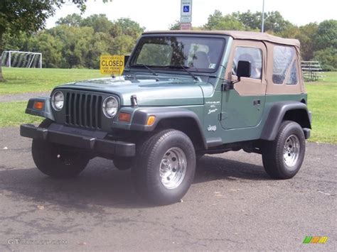 1999 Jeep wrangler paint colors