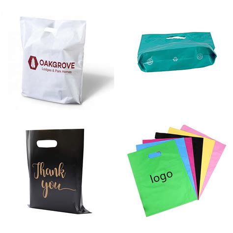 Recyclable Die Cut Handle Plastic Bag – Promotional items supplier