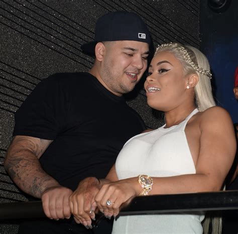 Photo Blac Chyna enceinte et son fiancé Rob Kardashian fêtent son