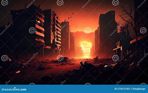 Apocalyptic Landscape Humanity S Struggle In Eerily Realistic