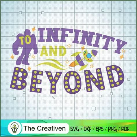 To Infinity And Beyond Rocket Fly Buzz Lightyear Toy Story Svg Toy