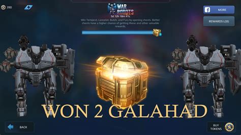 War Robots Summer Event Super Chest Opening Won Galahad Youtube