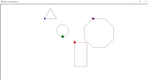 How To Draw Different Shapes Using A Turtle In Python