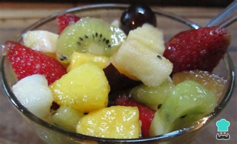 Ensalada De Frutas Navideña Fácil