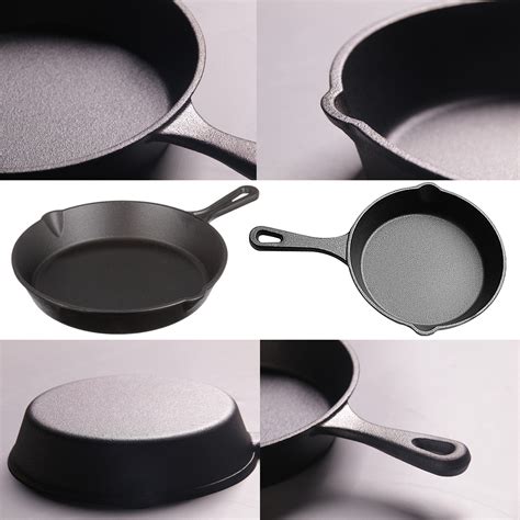 Cast Iron Frying Pan Oven Safe Cast Iron Skillet Cast Iron Grill Pan Non Stick Cookware With