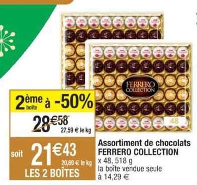 Promo Assortiment De Chocolats Ferrero Collection Chez Cora Icatalogue Fr