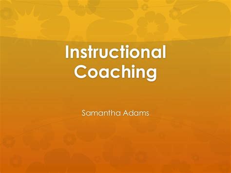 Instructional Coaching Presentation