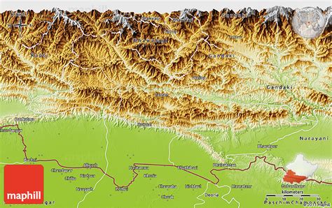 Physical 3D Map of Lumbini