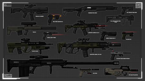 Shadowrun Weapons 01 By Nemhainn On Deviantart