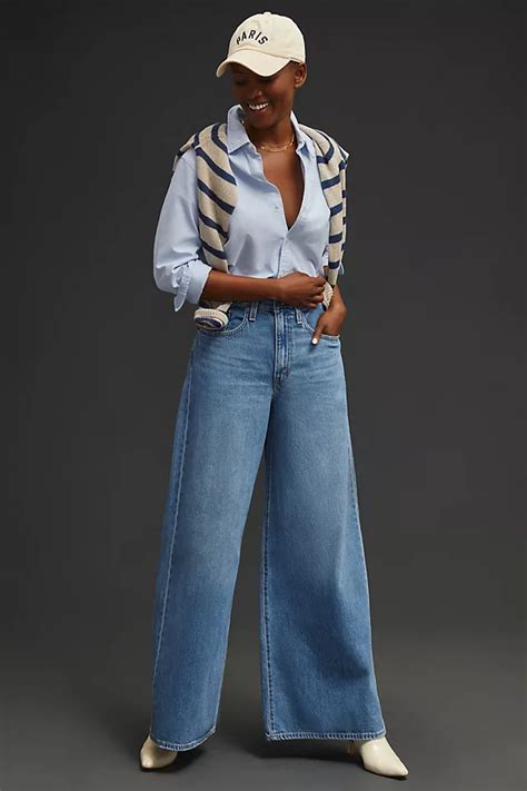 Levis Xl Flood High Rise Wide Leg Jeans Anthropologie