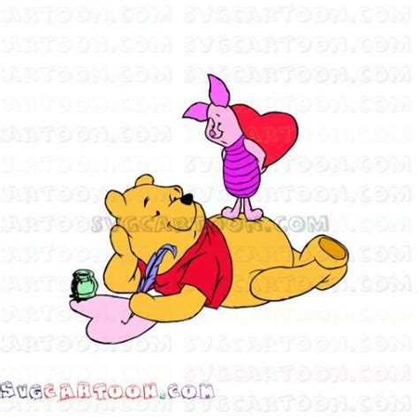 Bear Winnie The Pooh 10 Svg Dxf Eps Pdf Png