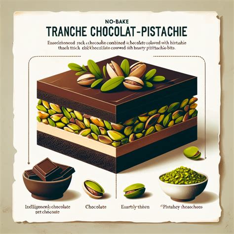 Recette Facile Et Sans Cuisson Tranche Chocolat Pistache Le Fr